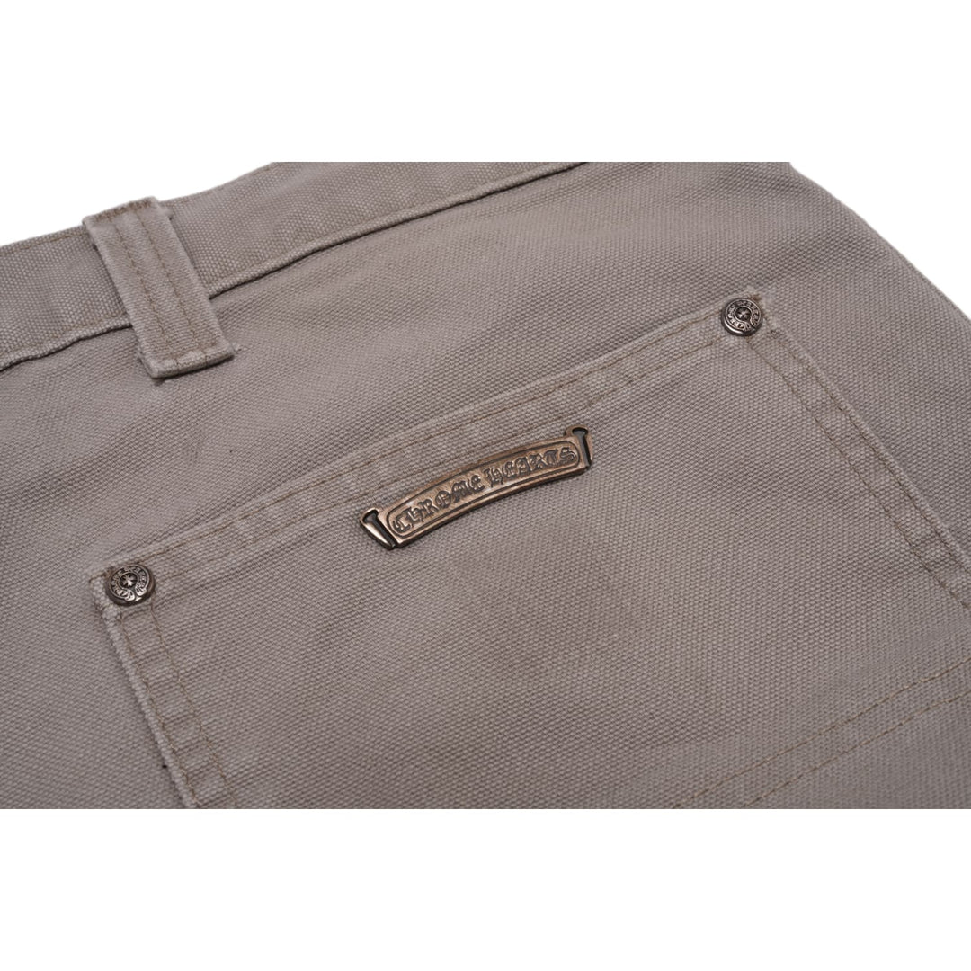 Chrome Hearts Matty Boy 'Sex Records Patch' Tan Carpenter Pants