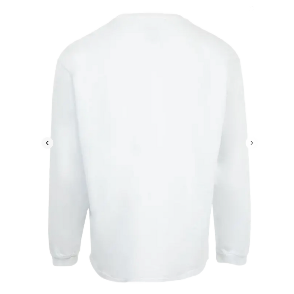Rhude 'Alma Mater' White Longsleeve Tee
