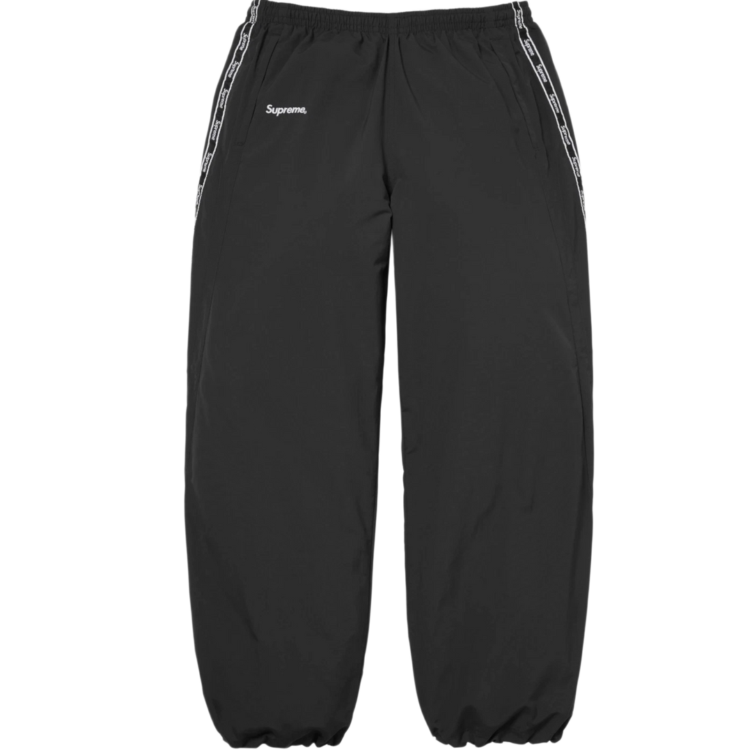 Supreme Logo Taping 'Black' Track Pants