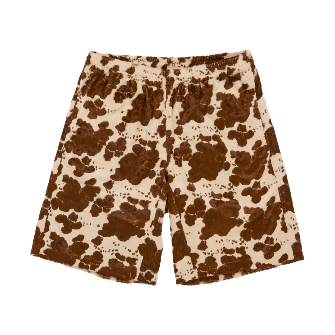 Supreme 'Brown/Cream' Faux Fur Shorts