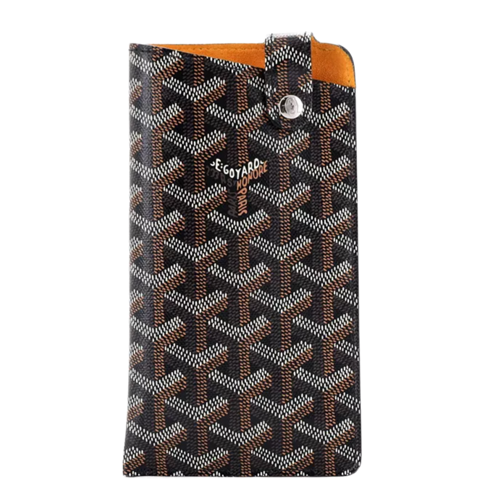 Goyard 'Montmartre Black/Gold' Glasses Case