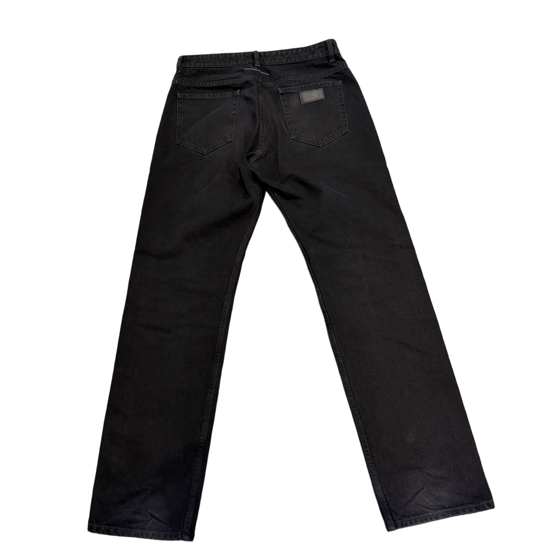 Maison Margiela 'MM6 Black' Straight Leg Jeans 