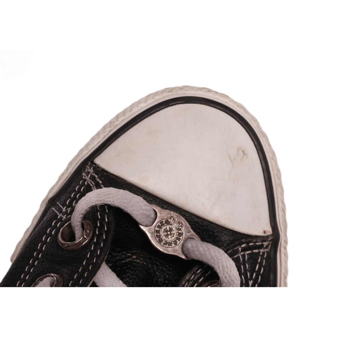 Chrome Hearts 'Triple Star Patch' Hightop Leather Converse