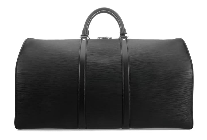 Louis Vuitton x Supreme Keepall Bandouliere 55 'Epi Black' Duffle Bag