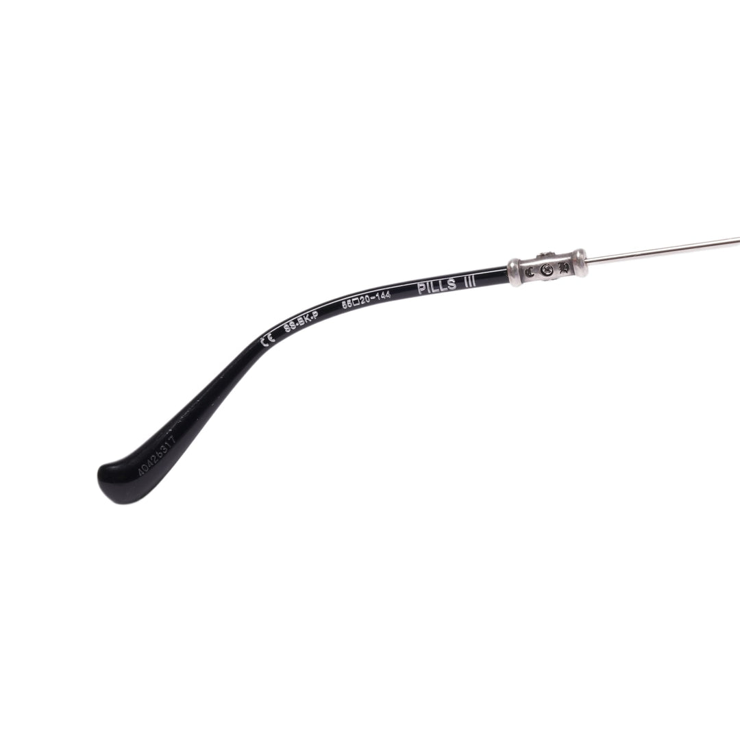 Chrome Hearts 'Pills III Blue' Black/Silver Sunglasses