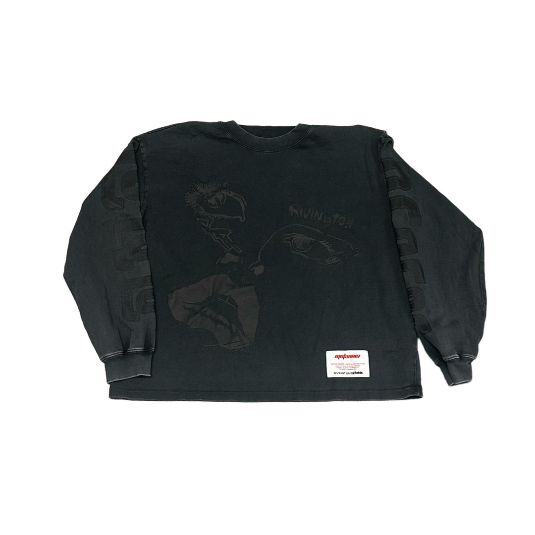 Rivington Roi Rebis 'Black' Bad Eyes Longsleeve Tee