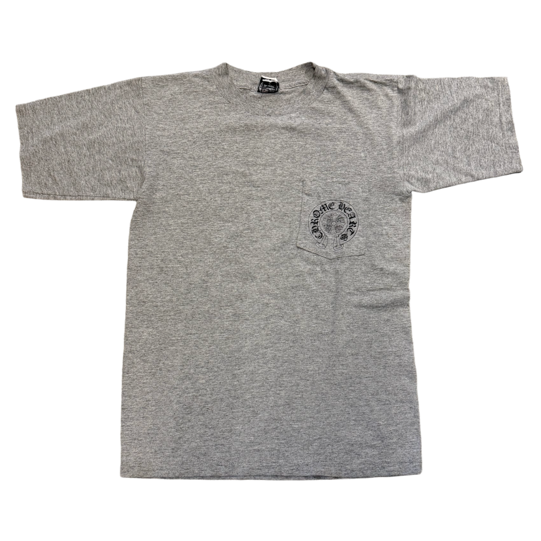 Chrome Hearts 'Grey Cemetery Cross' Tee