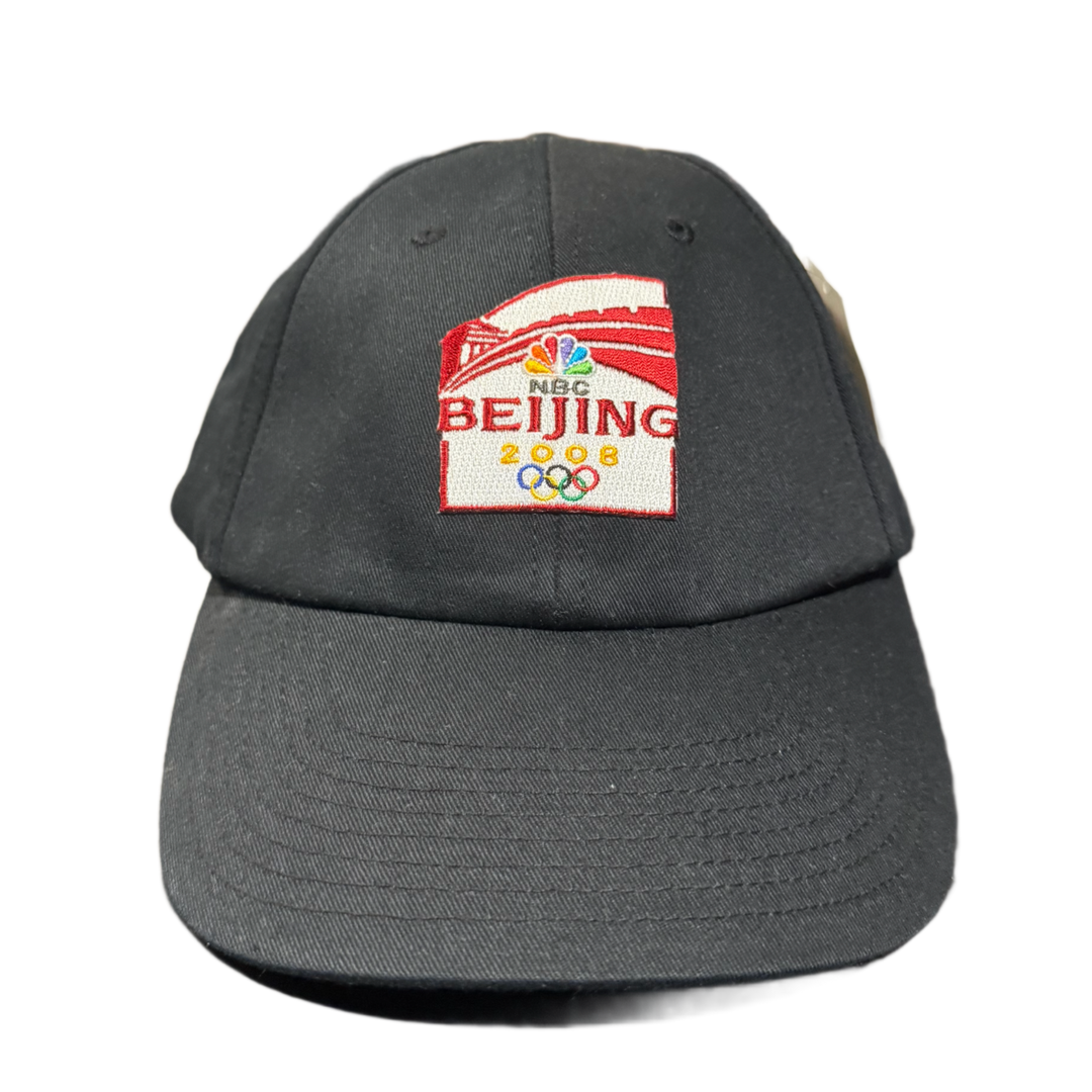 NBC 'Beijing 2008 Summer Olympics' Black Adjustable Vintage Hat