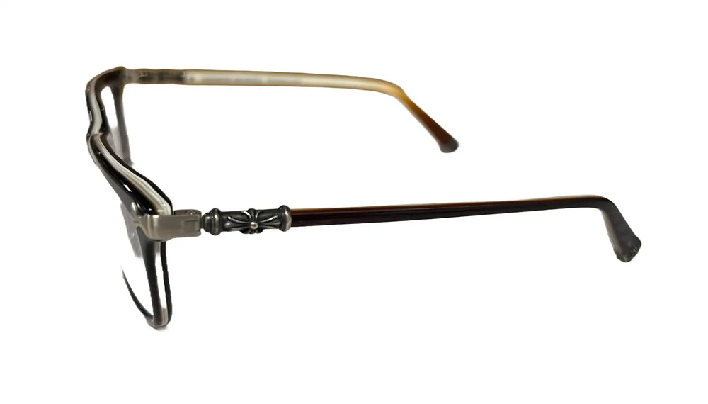Chrome Hearts 'Fun Hatch' Brown Glasses
