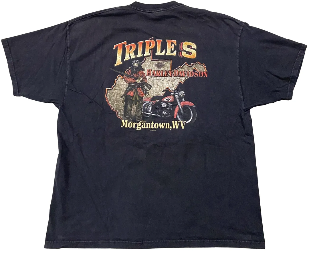 Harley Davidson 'Morgantown, WV' Vintage Tee