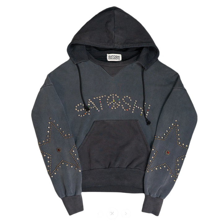 Satoshi Nakamoto 'Star Studded' Black Hoodie