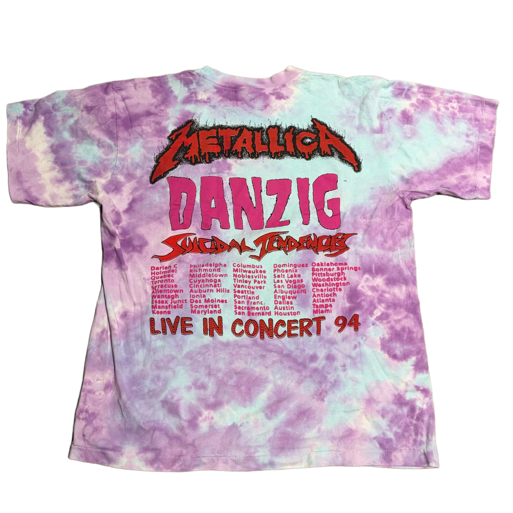 Vintage 'Tie Dye' Metallica 1994 Summer Tour Tee