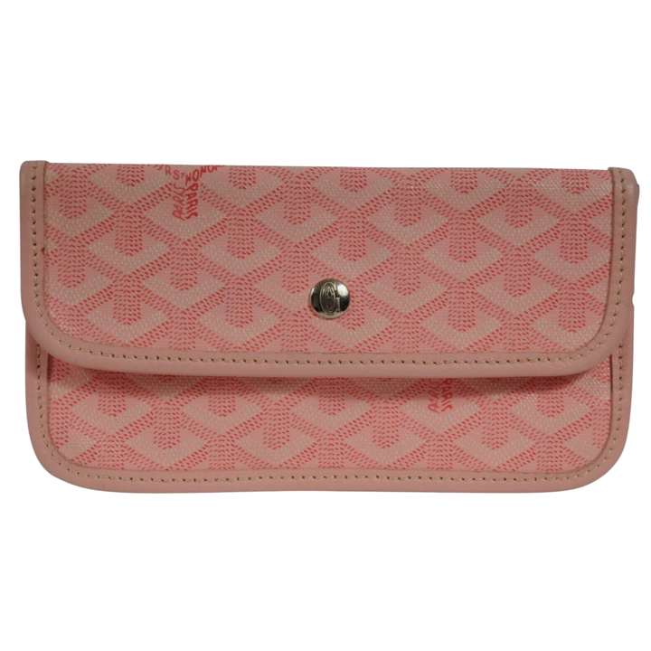 Goyard 'Pink' Wallet Snap Button Pouch