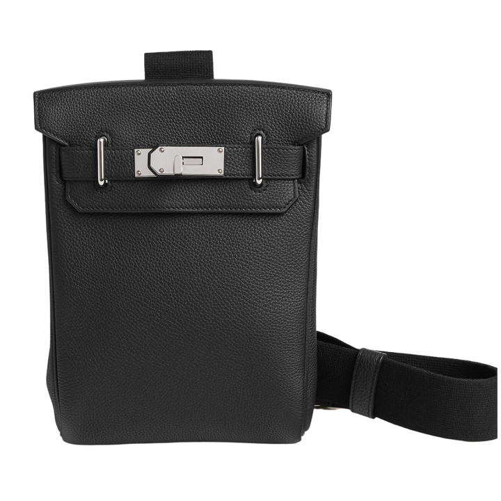 Hermès Hac a Dos 'Noir' Togo Leather PM Backpack