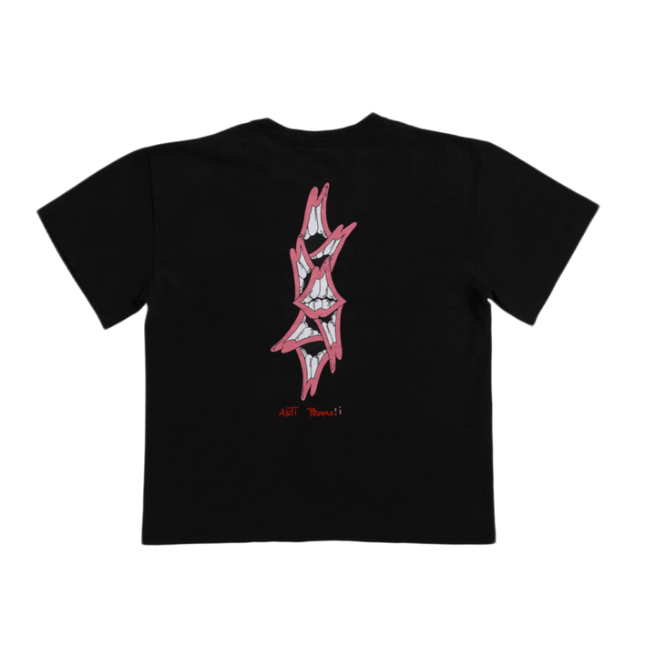 Matty Boy Anti-Promo 'Pink Chomper' Black Tee