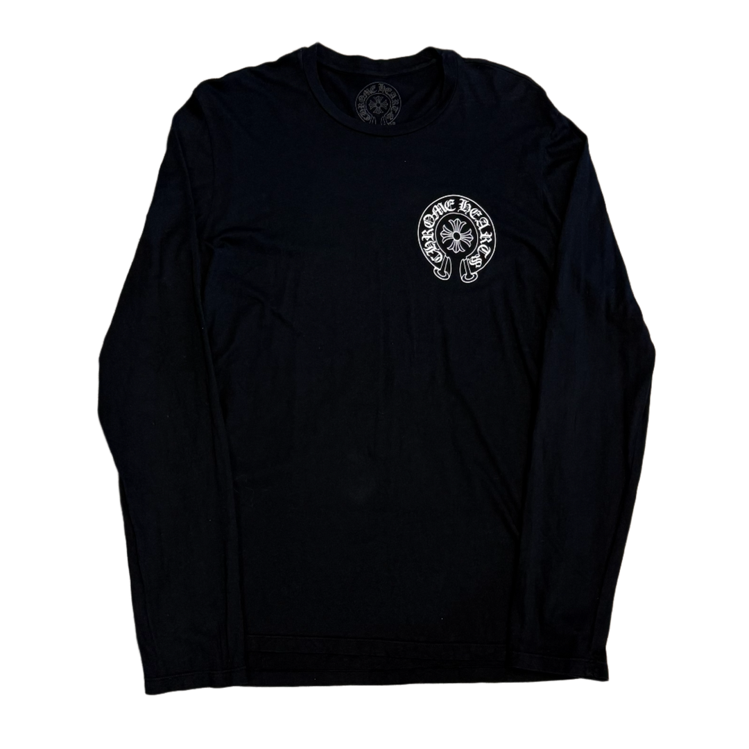 Chrome Hearts 'Green Chomper' Black Longsleeve Tee