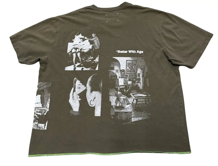 *Better With Age 'Gallery' Vintage Carhartt Olive Green Cropped Tee