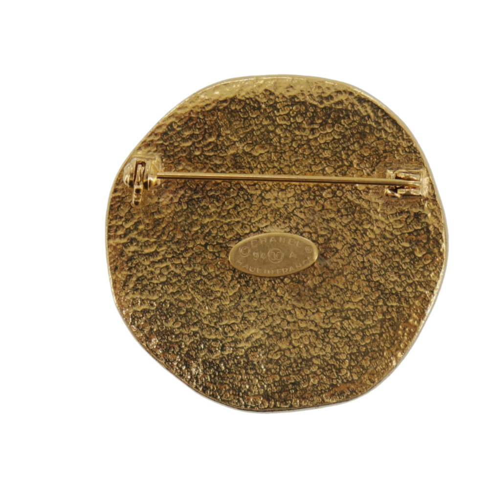 Chanel 'Gold-Tone' Sun Broach