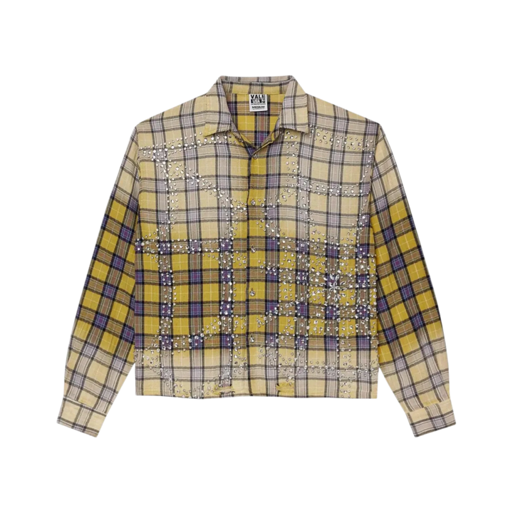 Vale Forever Lemonhead L/S Flannel Yellow/Blue