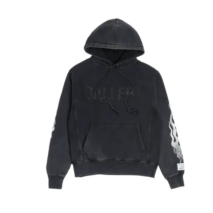 Gallery Dept. Flames Black Hoodie