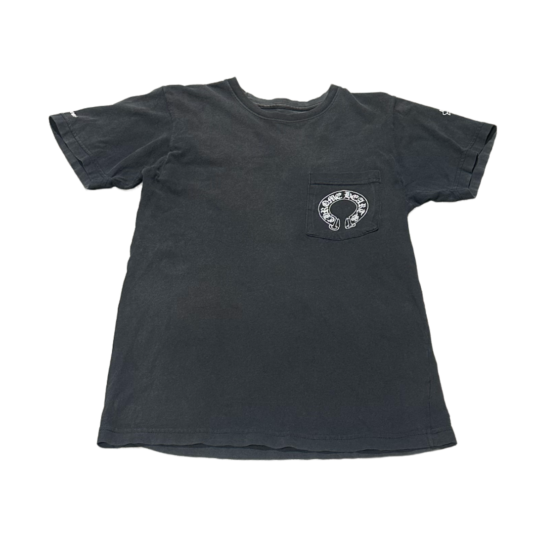 Chrome Hearts 'Black' Vintage Horseshoe Logo Pocket Tee