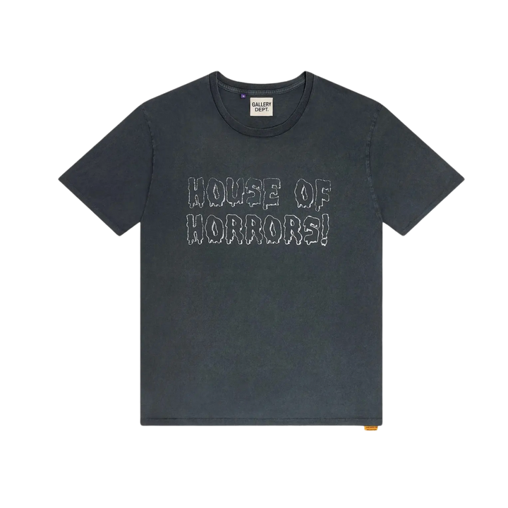Gallery Dept 'House Of Horrors' Vintage Black Tee