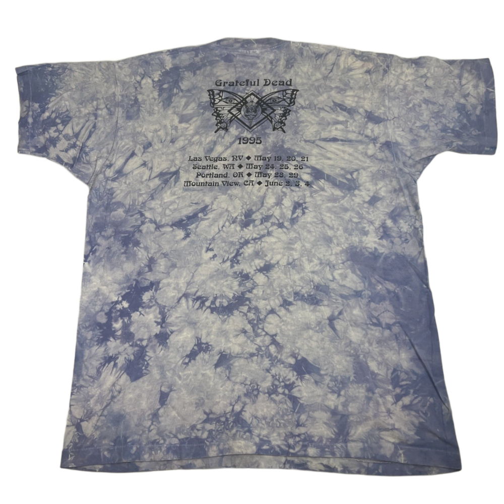 Grateful Dead 'Purple' Tie Dye 1995 Spring Tour Vintage Tee