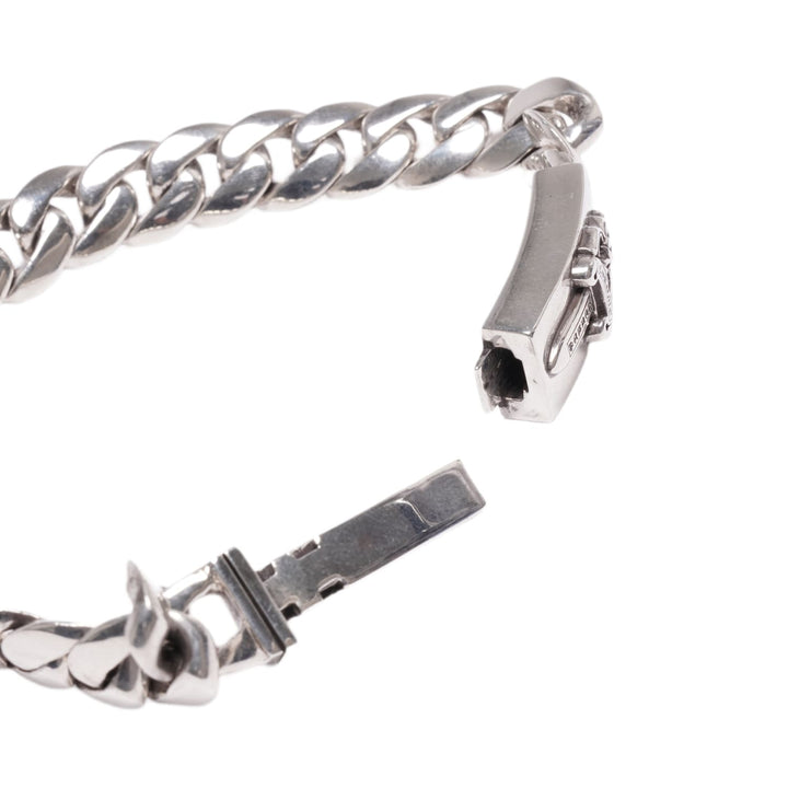 Chrome Hearts 'Dagger' 7in Silver Cuban Bracelet